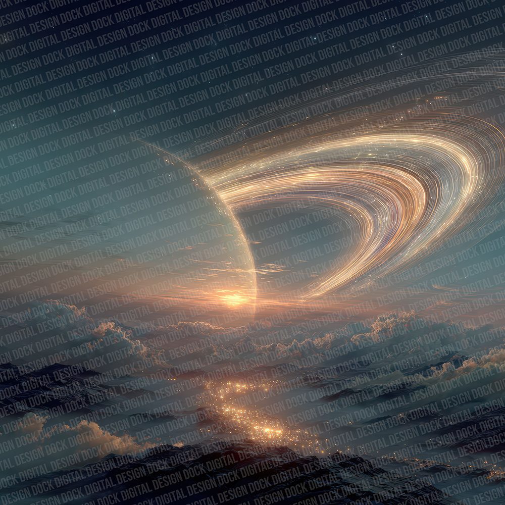 Gas Giant Glow Digital Paper Pack (DDD001837)