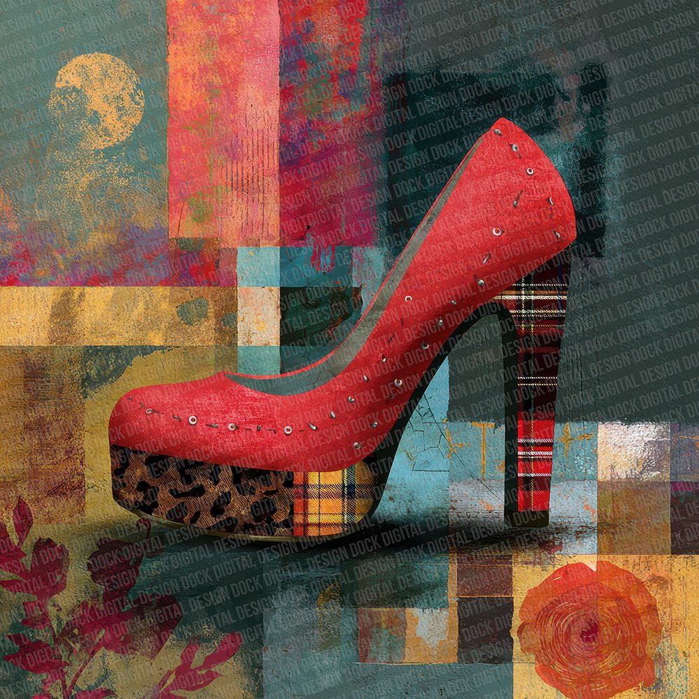 Heel Clash Patch Digital Paper Pack (DDD002006)