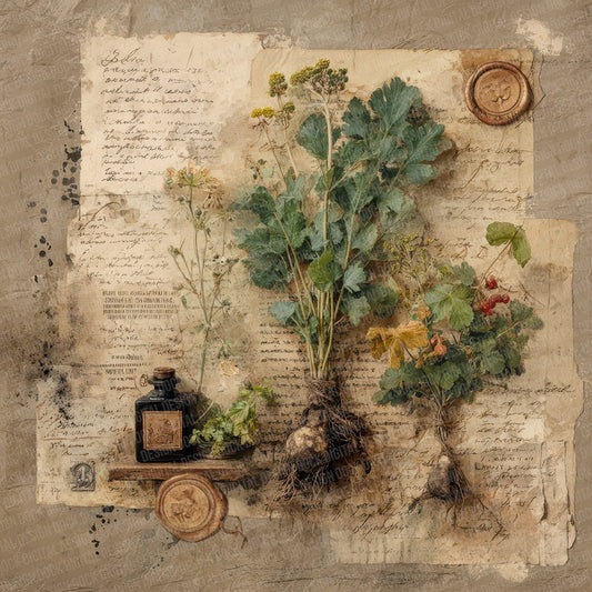 Herbal Magic Layers Digital Paper Pack (DDD002008)