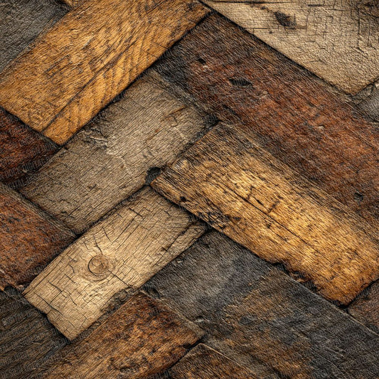 Herringbone Oak Wood Floor Pattern Digital Paper Pack (DDD002011)