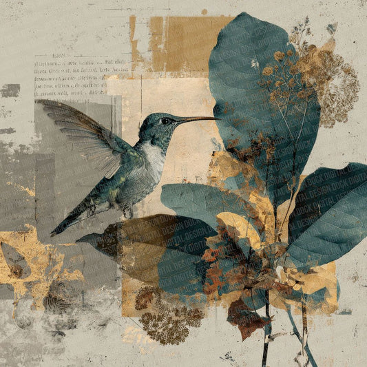 Hummingbird Botanical Astro Digital Paper Pack (DDD002040)