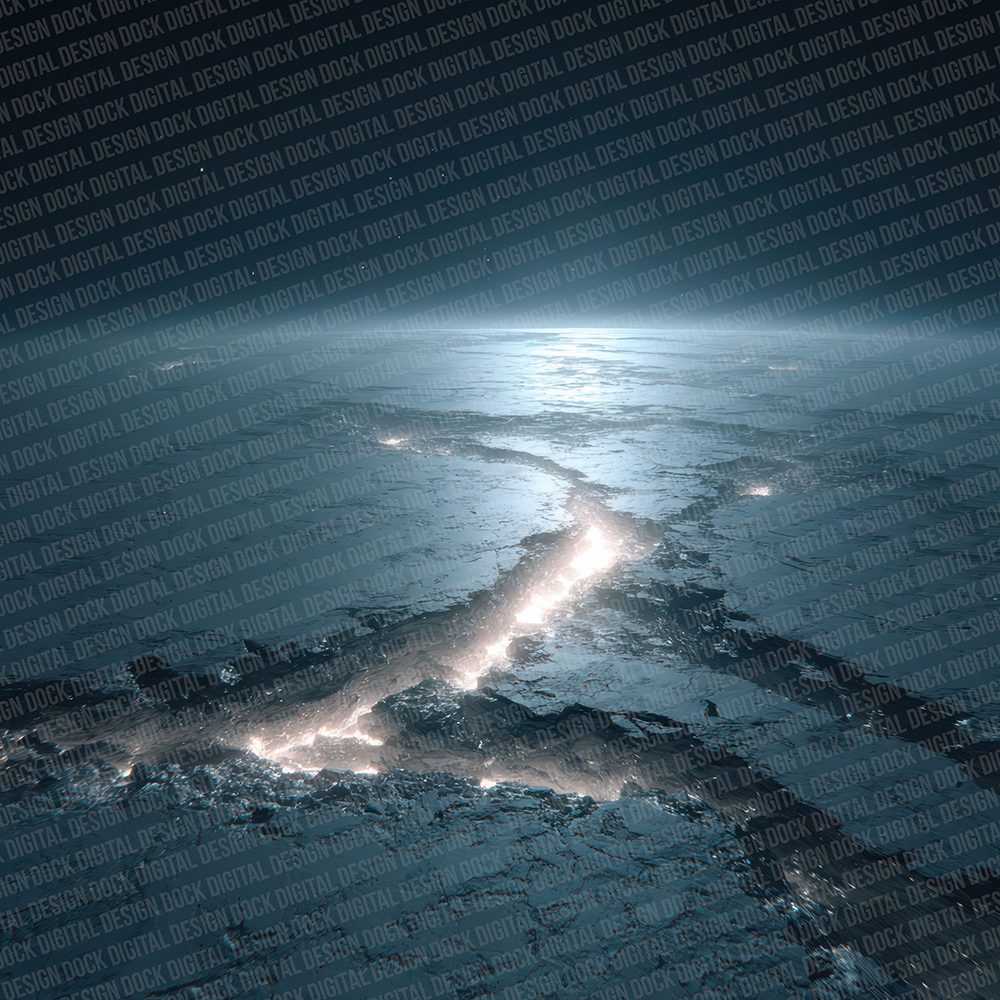Ice Moon Craters Digital Paper Pack (DDD002054)