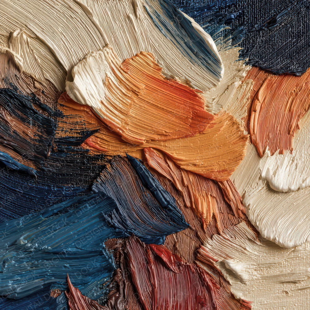 Impasto Paint Texture Digital Paper Pack (DDD008415)