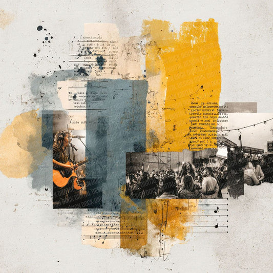 Indie Gig Moodboard Digital Paper Pack (DDD002062)