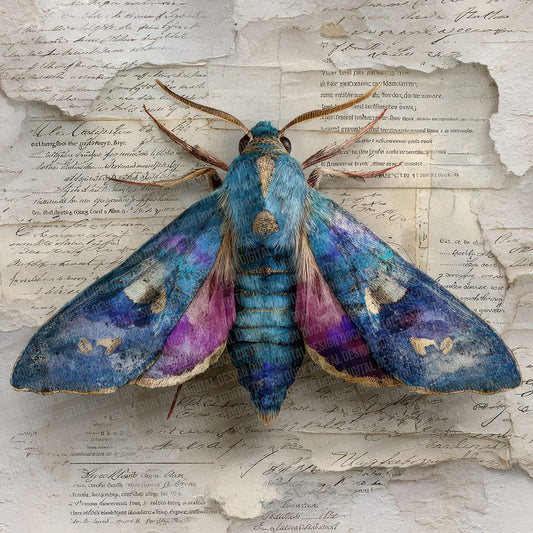 Indigo Moth Alchemy Digital Paper Pack (DDD007660)