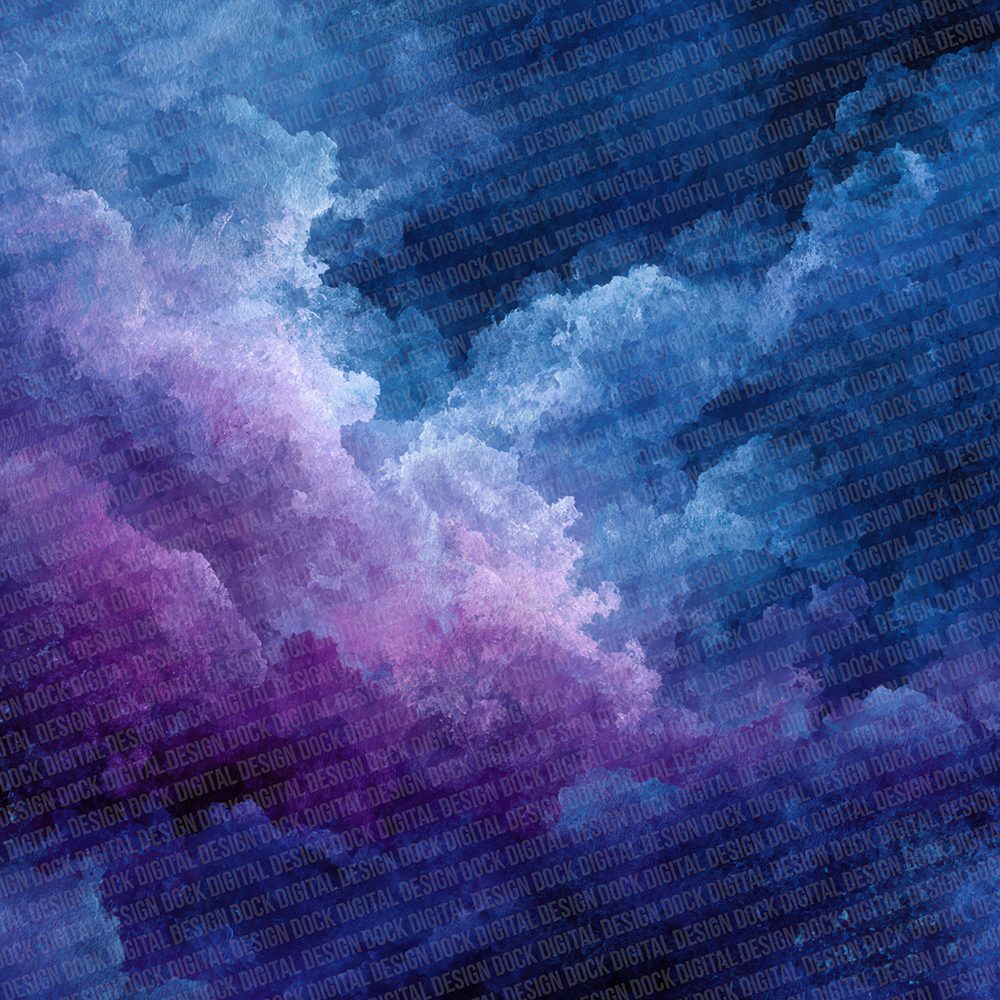 Indigo Pulse Wash Digital Paper Pack (DDD002074)