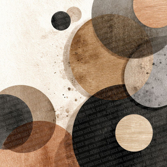 Ink Offwhite Background Digital Paper Pack (DDD002118)