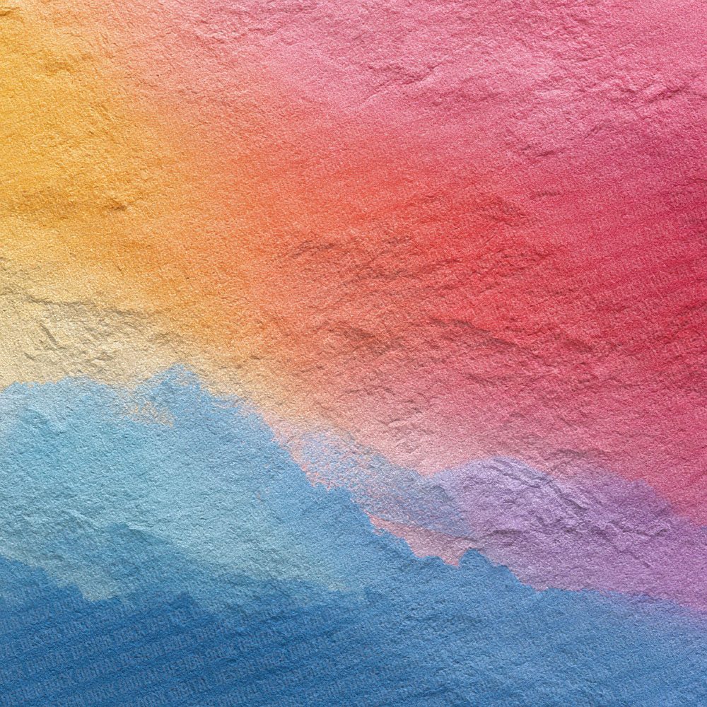 Inverted Watercolour Wash Rainbow Digital Paper Pack (DDD002147)