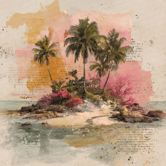 Island Cutout Dream Digital Paper Pack (DDD002158)