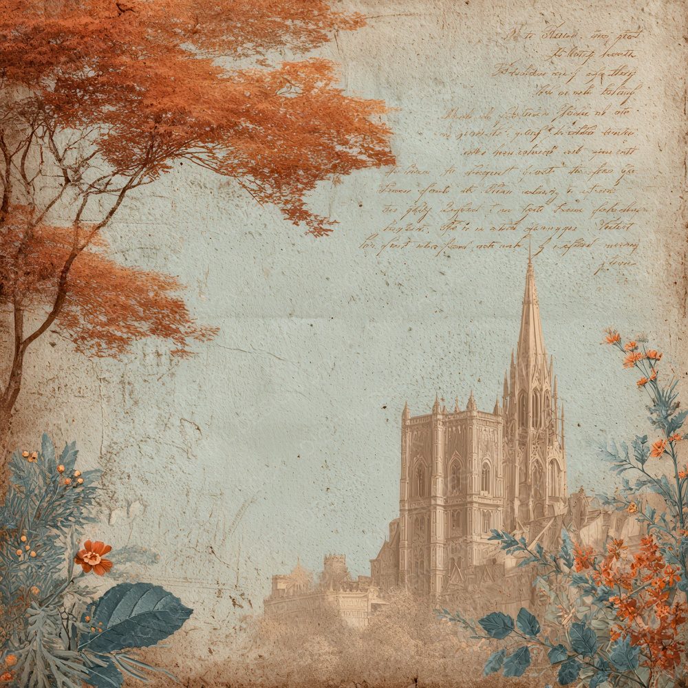 Italy Romance Florence Duomo Digital Paper Pack (DDD007777)