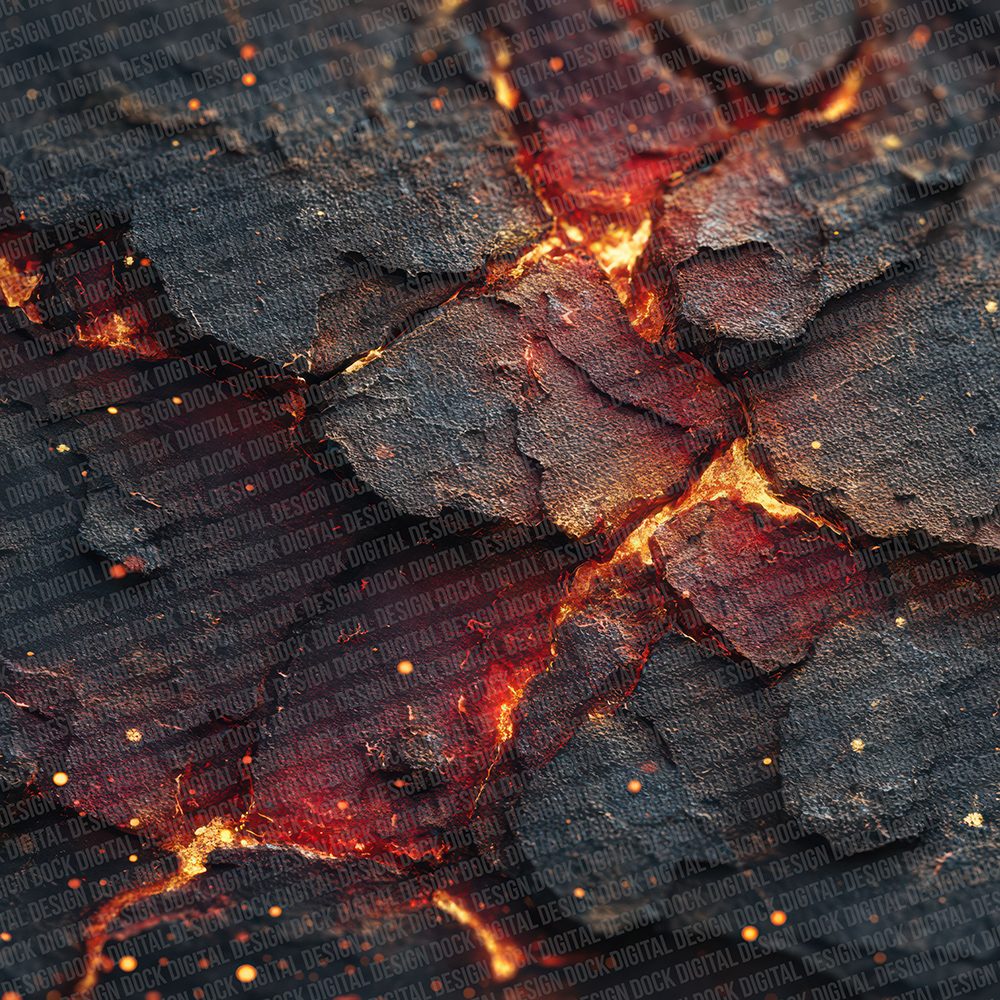 Lava Vein Burn Digital Paper Pack (DDD002282)