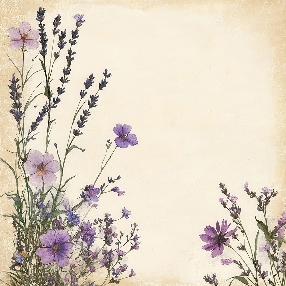 Lavender Field Notes Digital Paper Pack (DDD002288)
