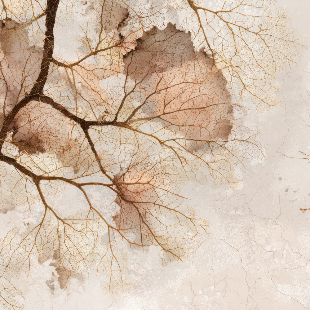 Leaf Skeleton Vein Texture Digital Paper Pack (DDD012332)