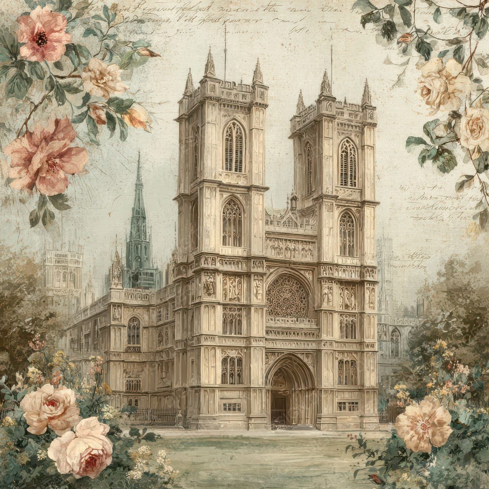 London Heritage Westminster Abbey Digital Paper Pack (DDD007782)