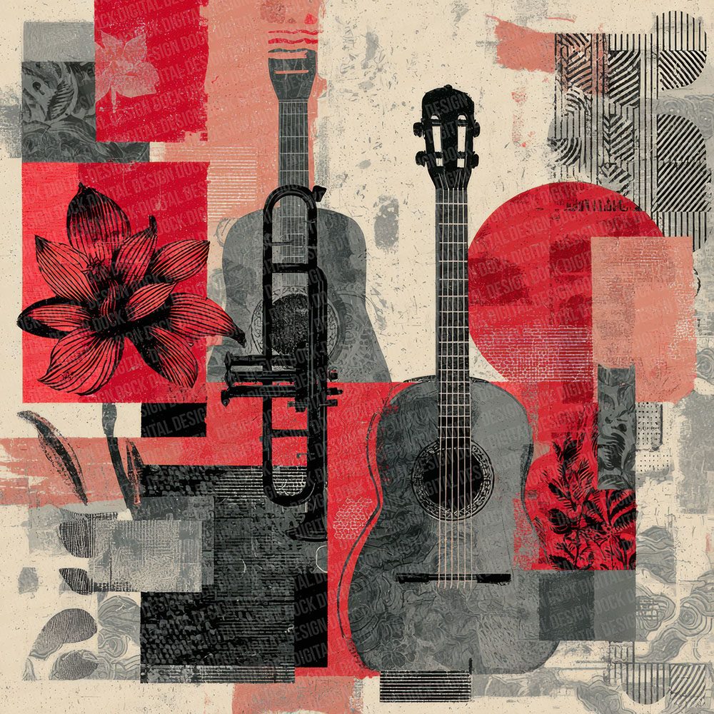 Mariachi Street Moodboard Digital Paper Pack (DDD002427)