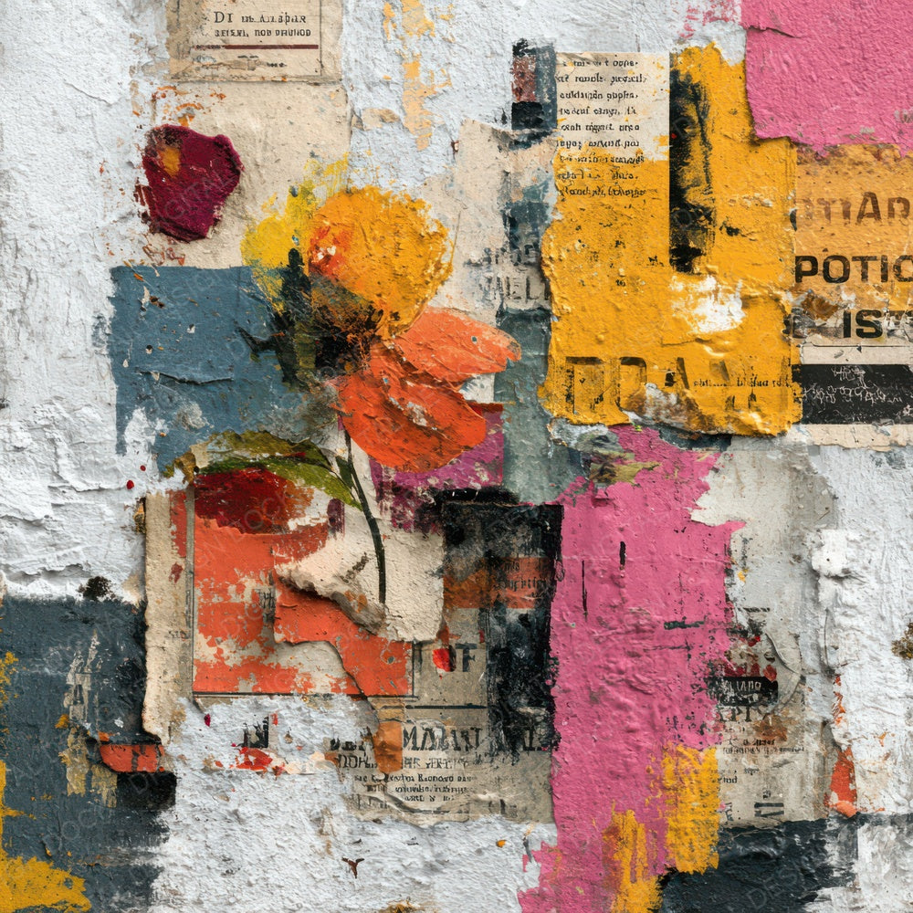Maximalist Art Collage Digital Paper Pack (DDD007955)