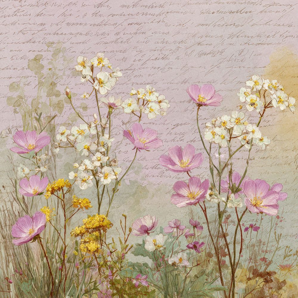 Meadow Wildflower Notes Digital Paper Pack (DDD002464)