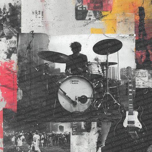 Metal Stage Moodboard Digital Paper Pack (DDD002485)