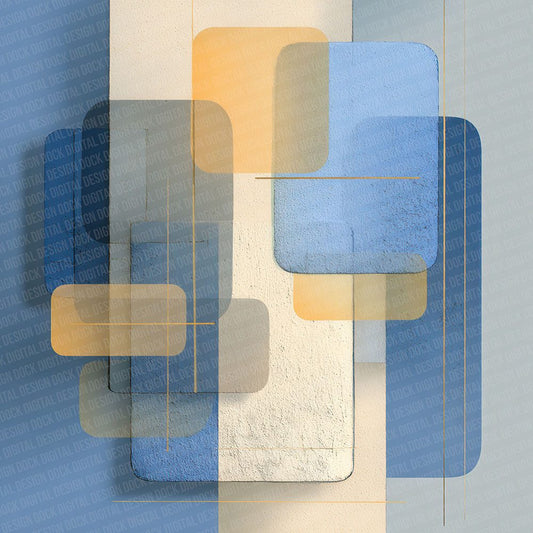Mist Blue Background Digital Paper Pack (DDD002550)