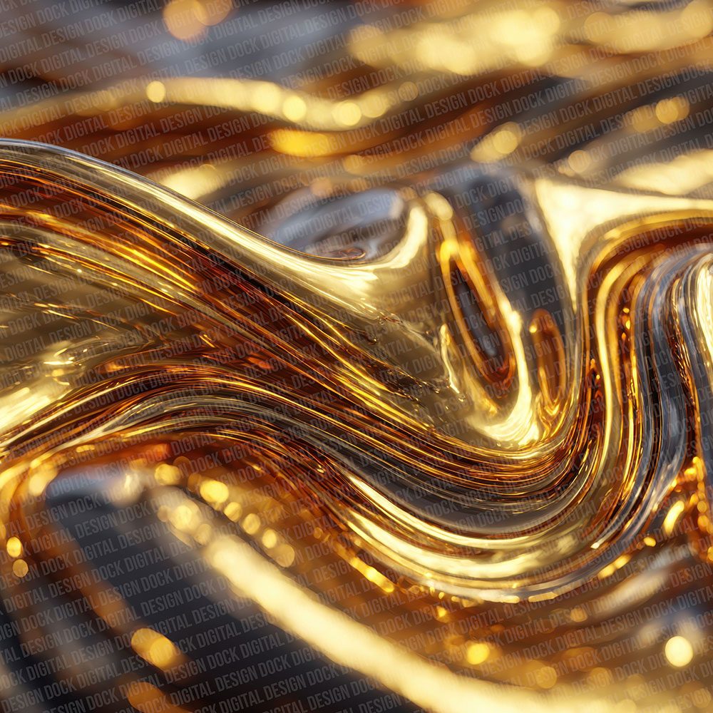 Molten Gold Texture Digital Paper Pack (DDD002567)