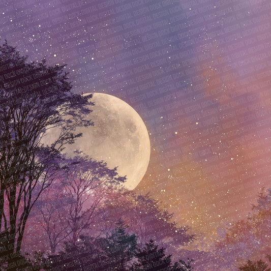 Moonfire Tree Glow Digital Paper Pack (DDD002593)