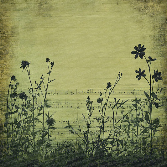 Moss Film Floral Fade Digital Paper Pack (DDD002608)