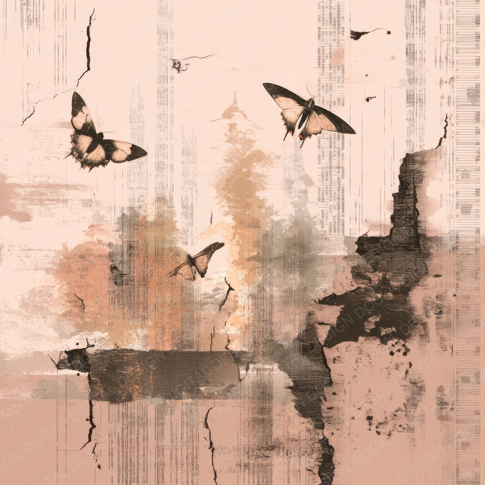 Moth Script Flame Overlay Digital Paper Pack (DDD002621)