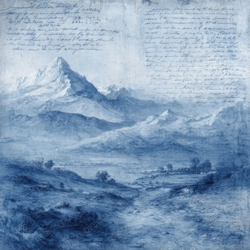 Mountain Ridge Field Notes Digital Paper Pack (DDD002628)