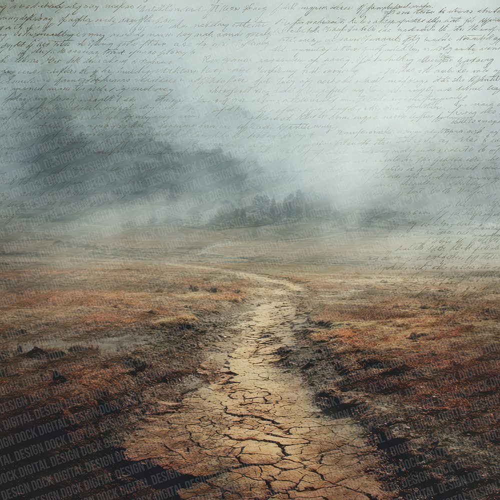 Mud Path Fog Digital Paper Pack (DDD002631)