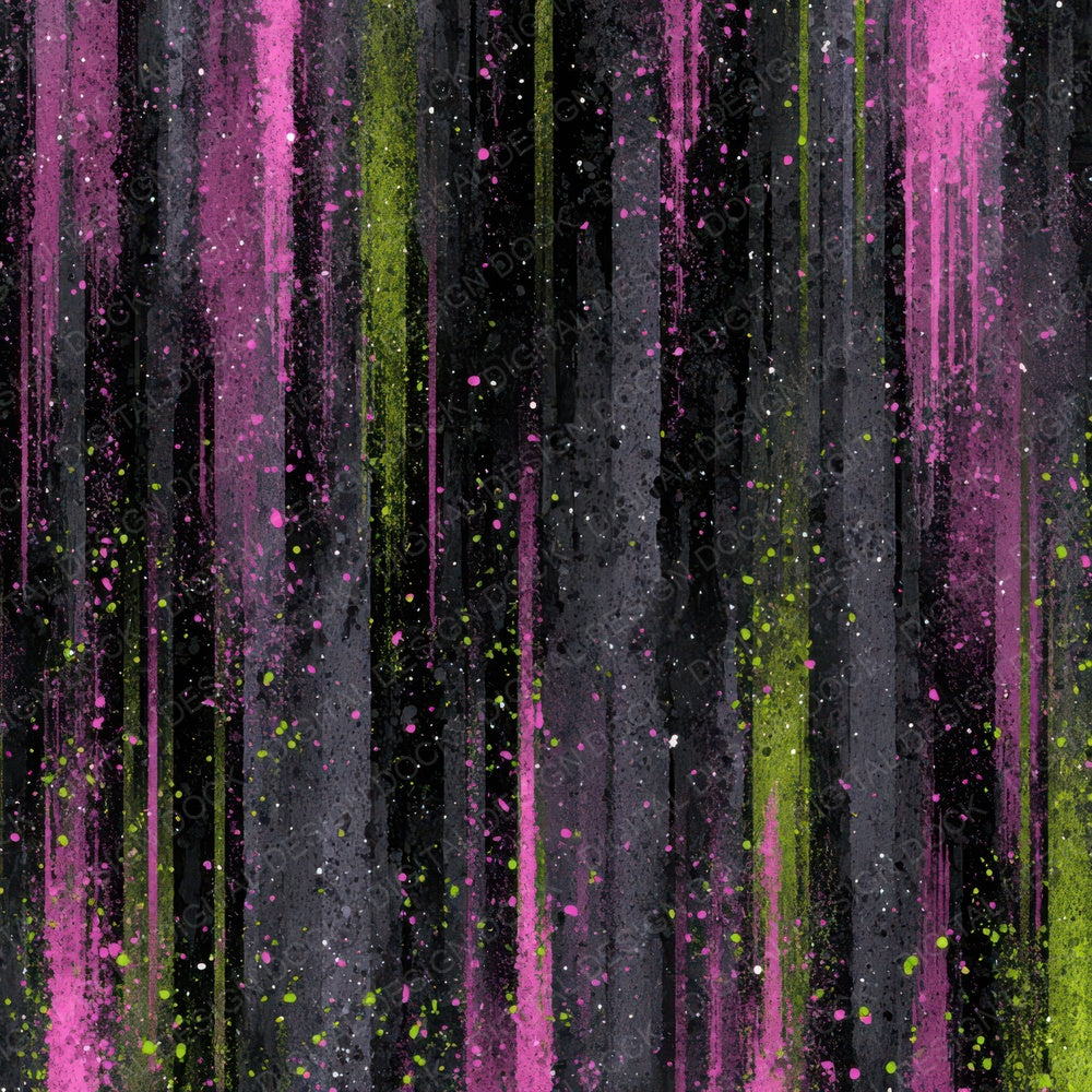 Neon Drip Grunge Digital Paper Pack (DDD008590)
