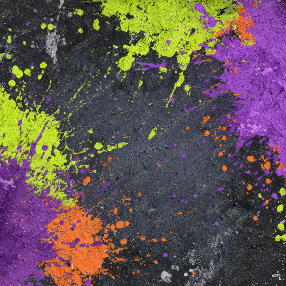 Neon Explosion Grunge Digital Paper Pack (DDD008591)