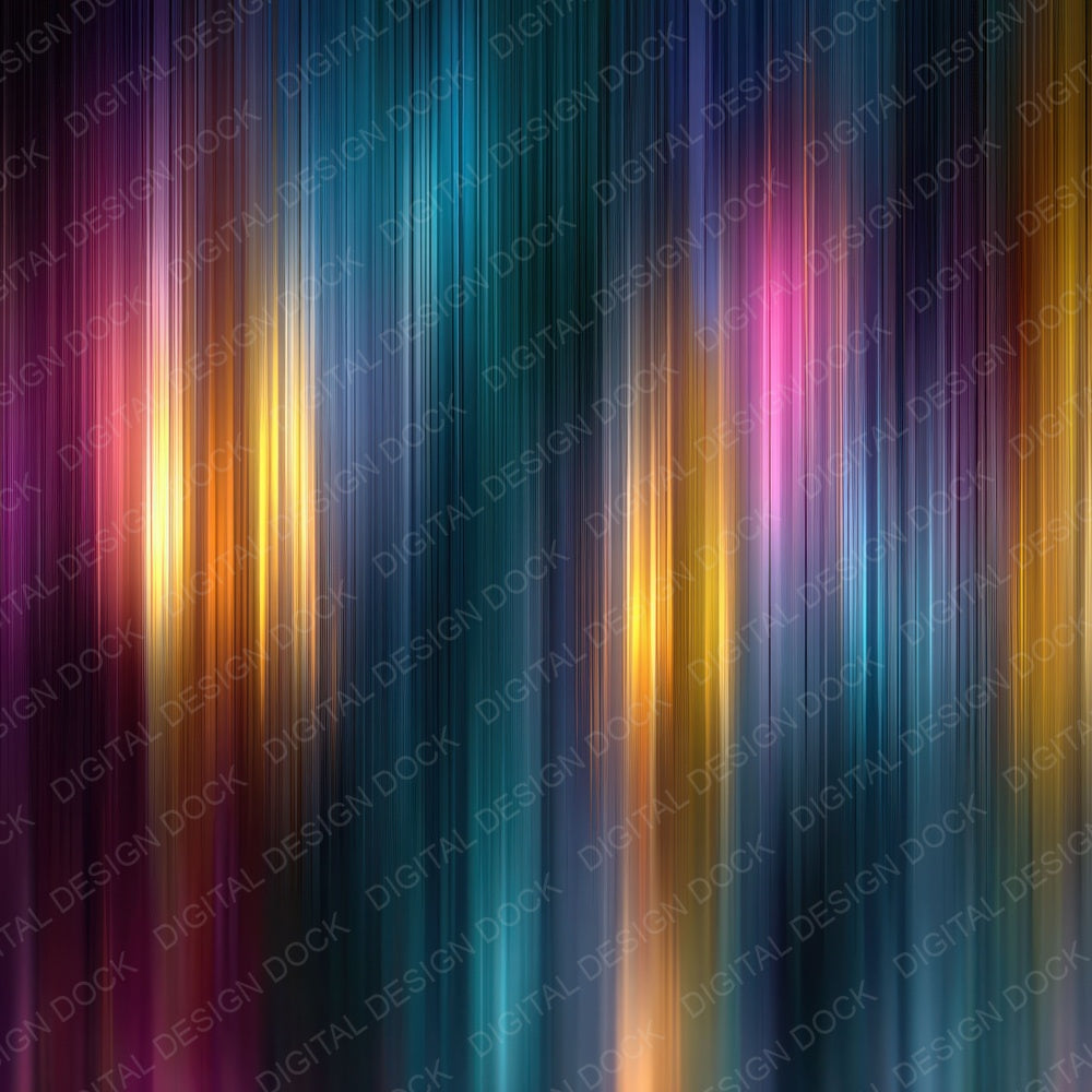 Neon Flow Rainbow Floral Fusion Digital Paper Pack (DDD007687)