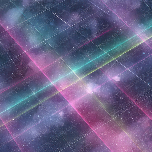 Neon Laser Grid Digital Paper Pack (DDD007689)