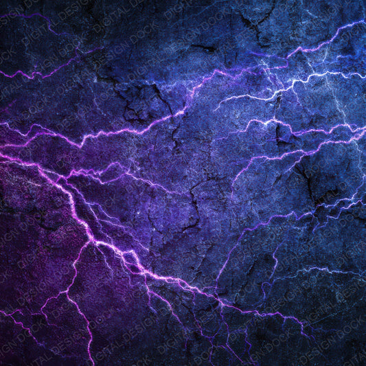Neon Lightning Grunge Digital Paper Pack (DDD008579)