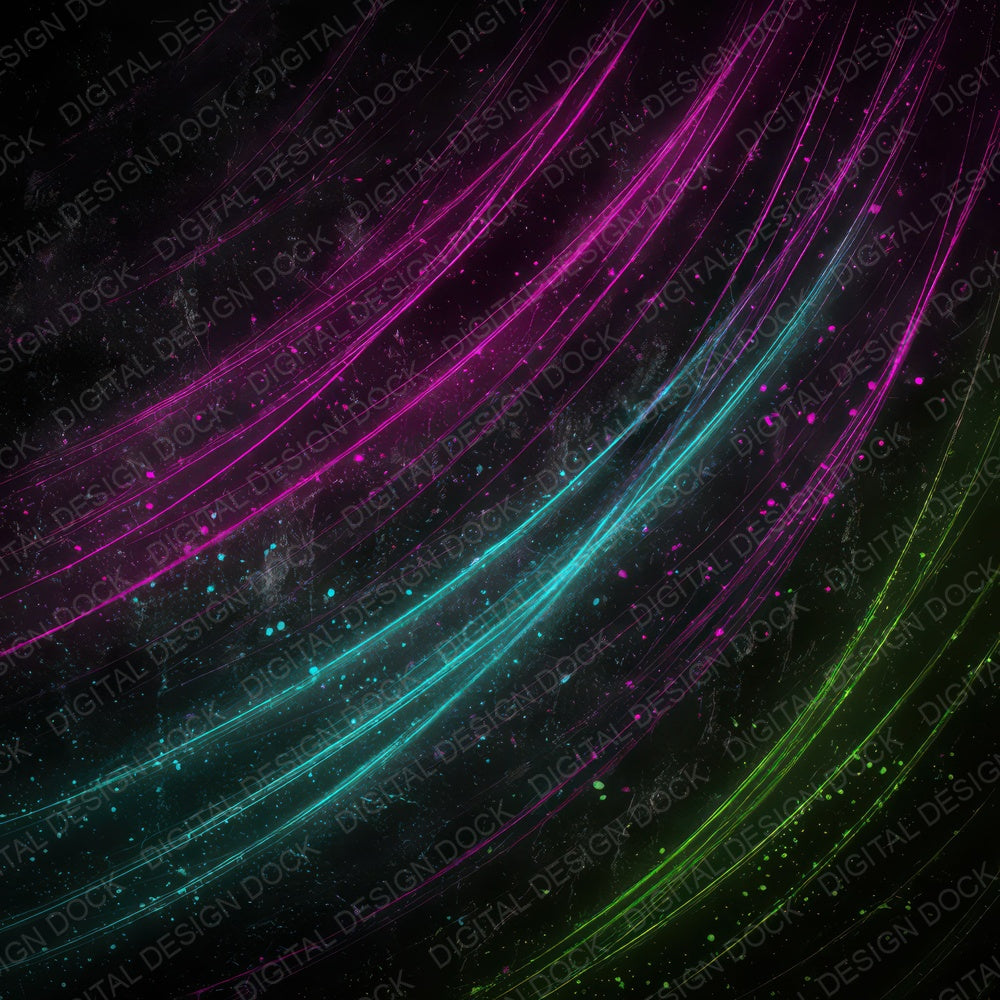 Neon Plasma Grunge Digital Paper Pack (DDD008613)