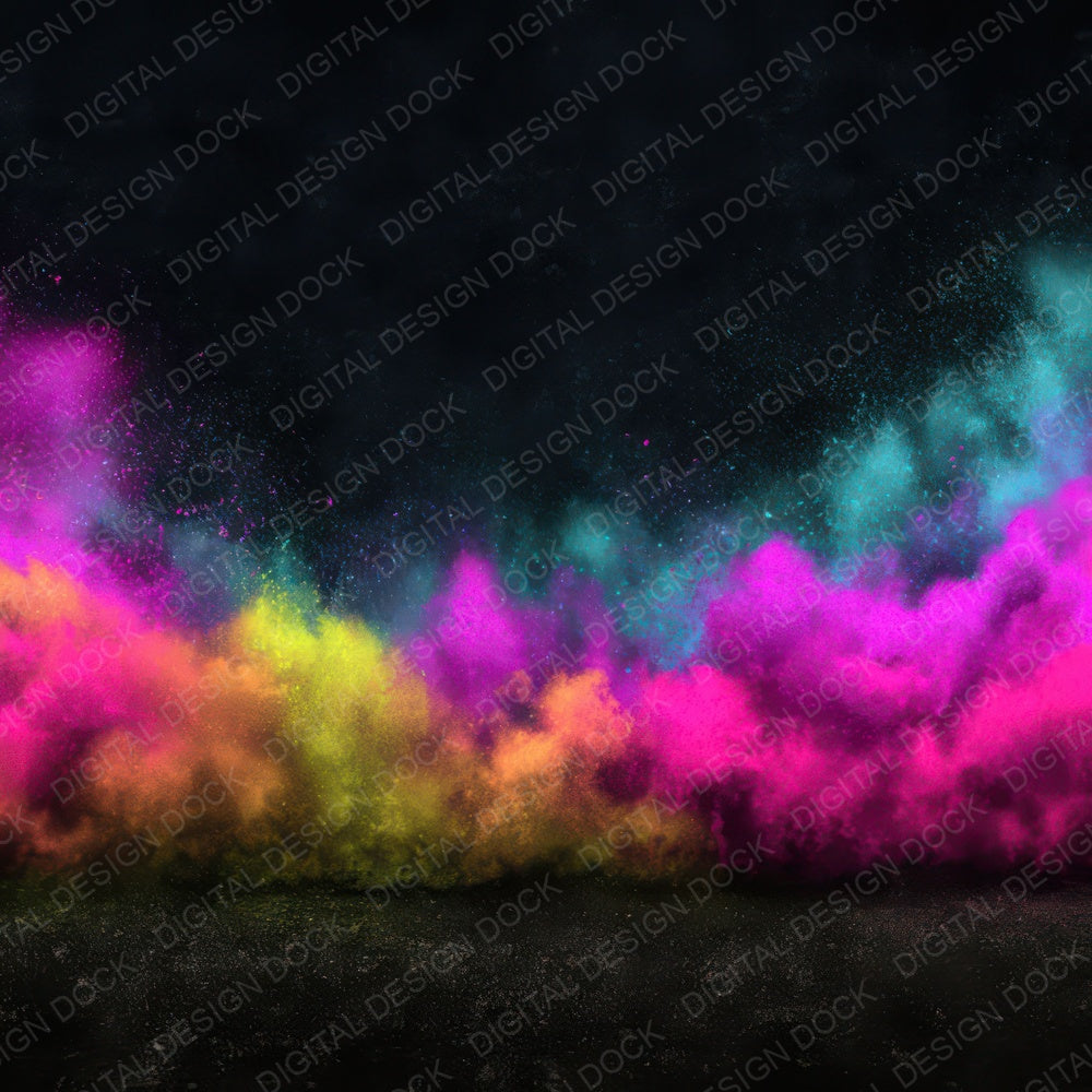 Neon Powder Burst Digital Paper Pack (DDD008583)