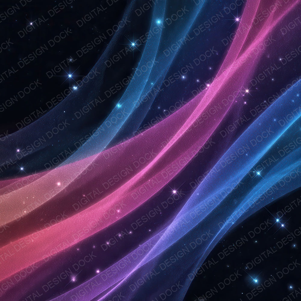 Neon Ribbon Velvet Digital Paper Pack (DDD007691)