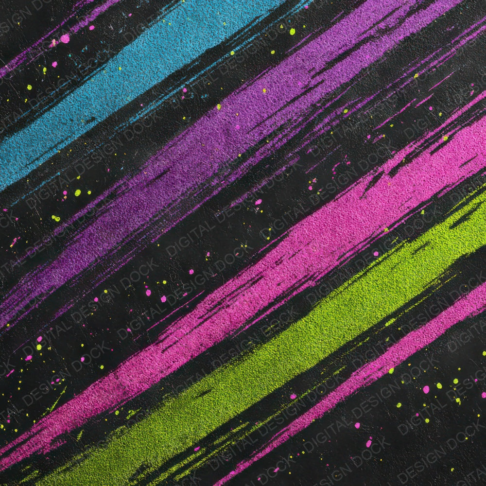 Neon Roller Grunge Digital Paper Pack (DDD008584)