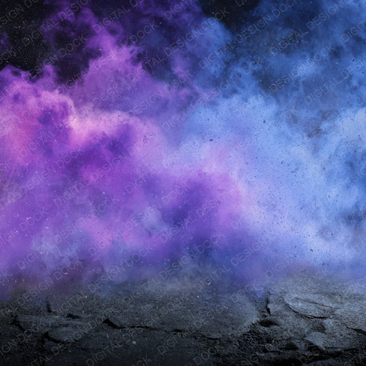 Neon Smoke Grunge Digital Paper Pack (DDD008586)