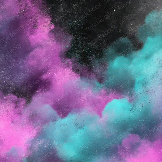 Neon Vapor Grunge Digital Paper Pack (DDD008607)