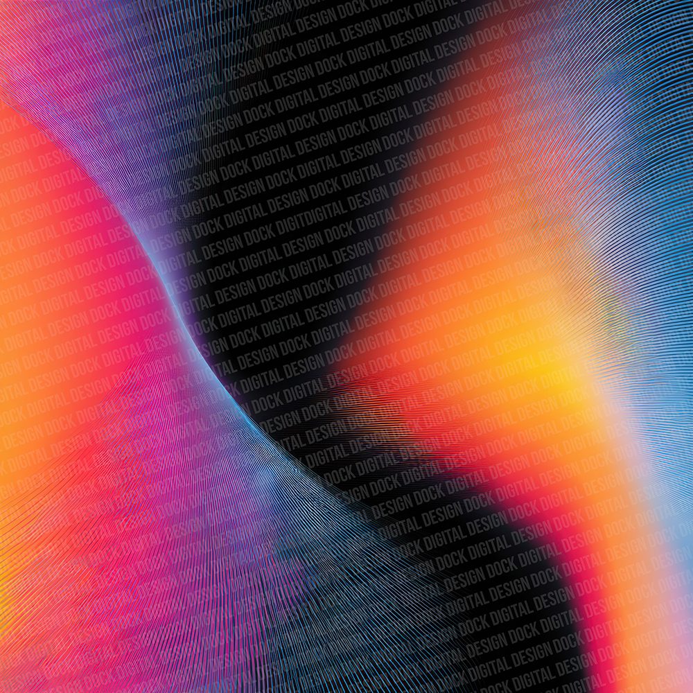 Neon Wave Flow Digital Paper Pack (DDD002739)