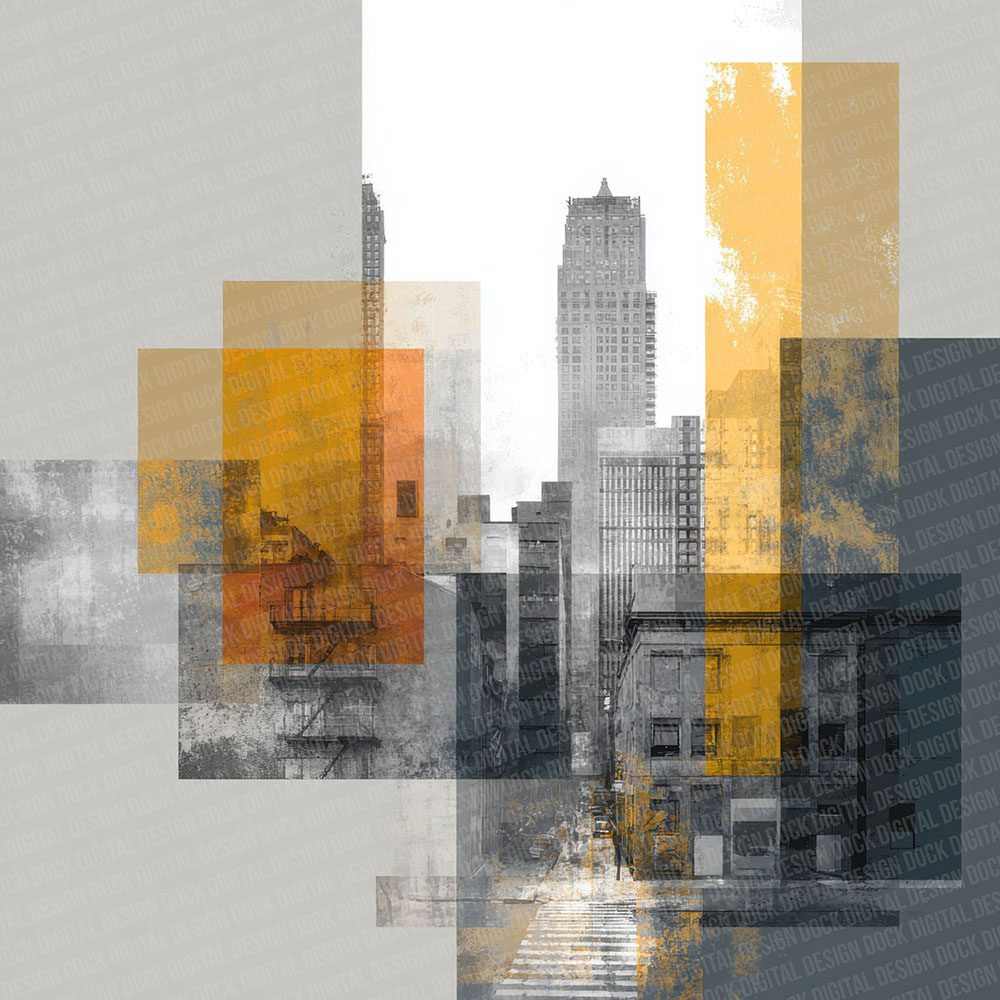 New York City Collage Digital Paper Pack (DDD002748)