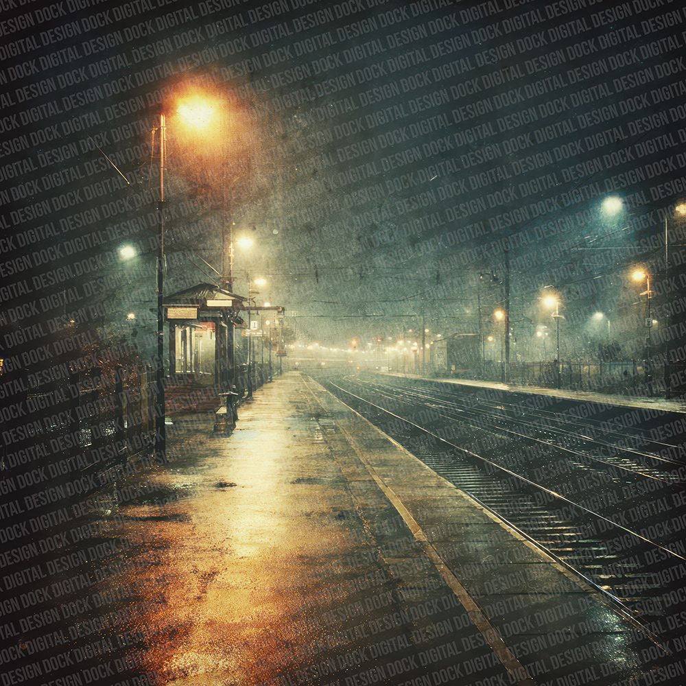 Noir Rail Steam Digital Paper Pack (DDD002759)