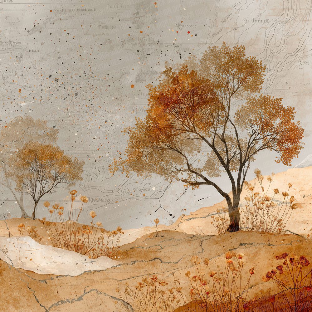Ochre Earth Drift Digital Paper Pack (DDD002783)