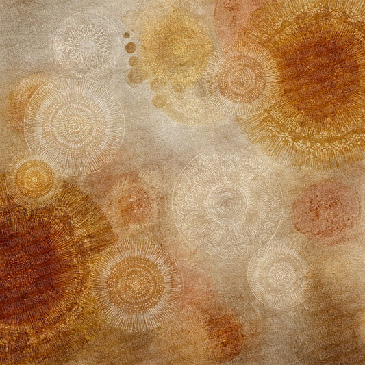 Ochre Ivory Sacred Layers Digital Paper Pack (DDD002786)