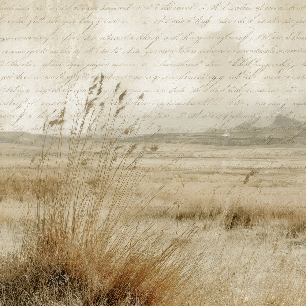 Old Prairie Grassland Scene Digital Paper Pack (DDD012211)