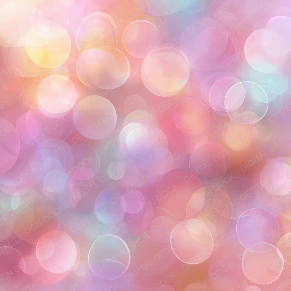 Pastel Bokeh Lights Digital Paper Pack (DDD008342)
