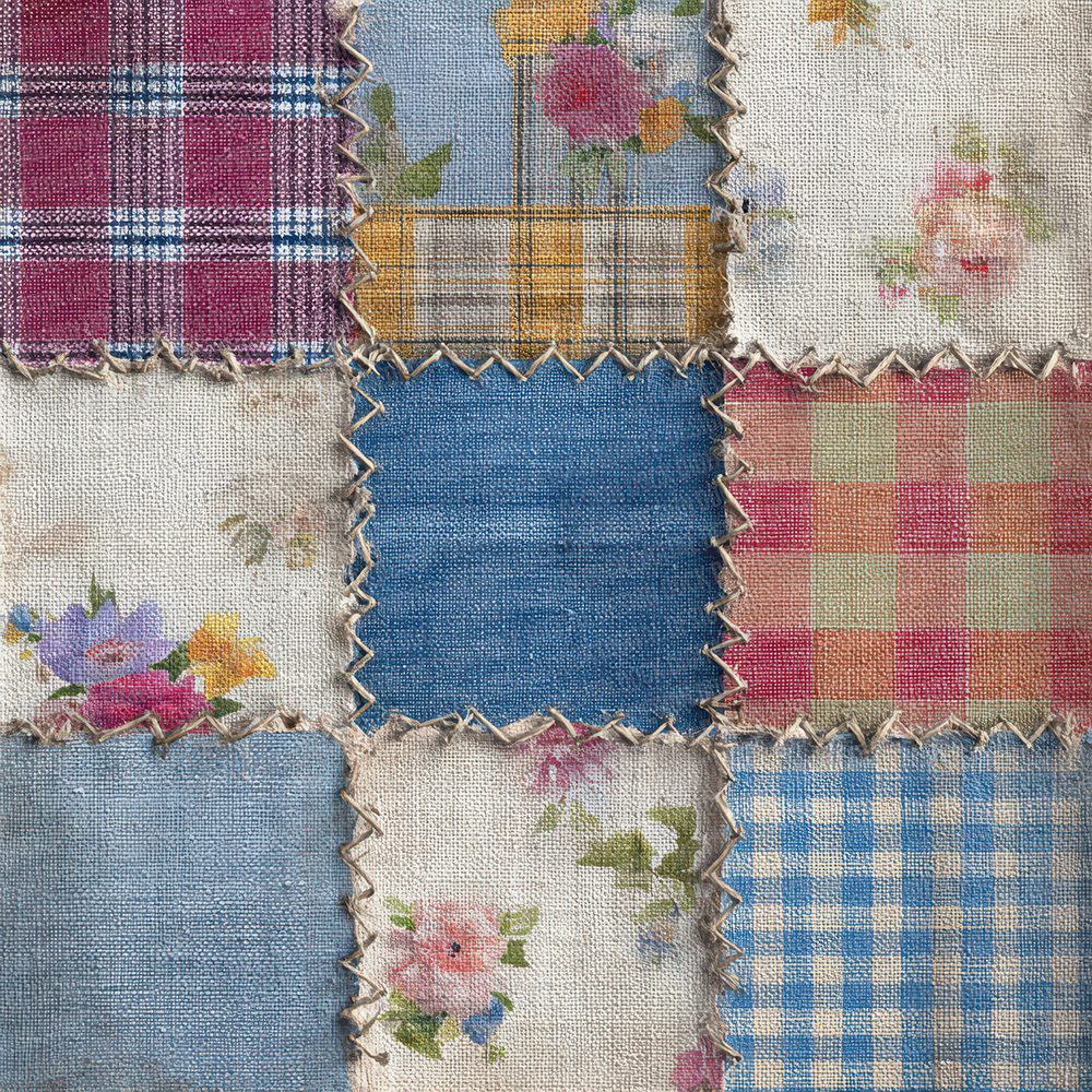 Patchwork Fabric Mix Digital Paper Pack (DDD002941)