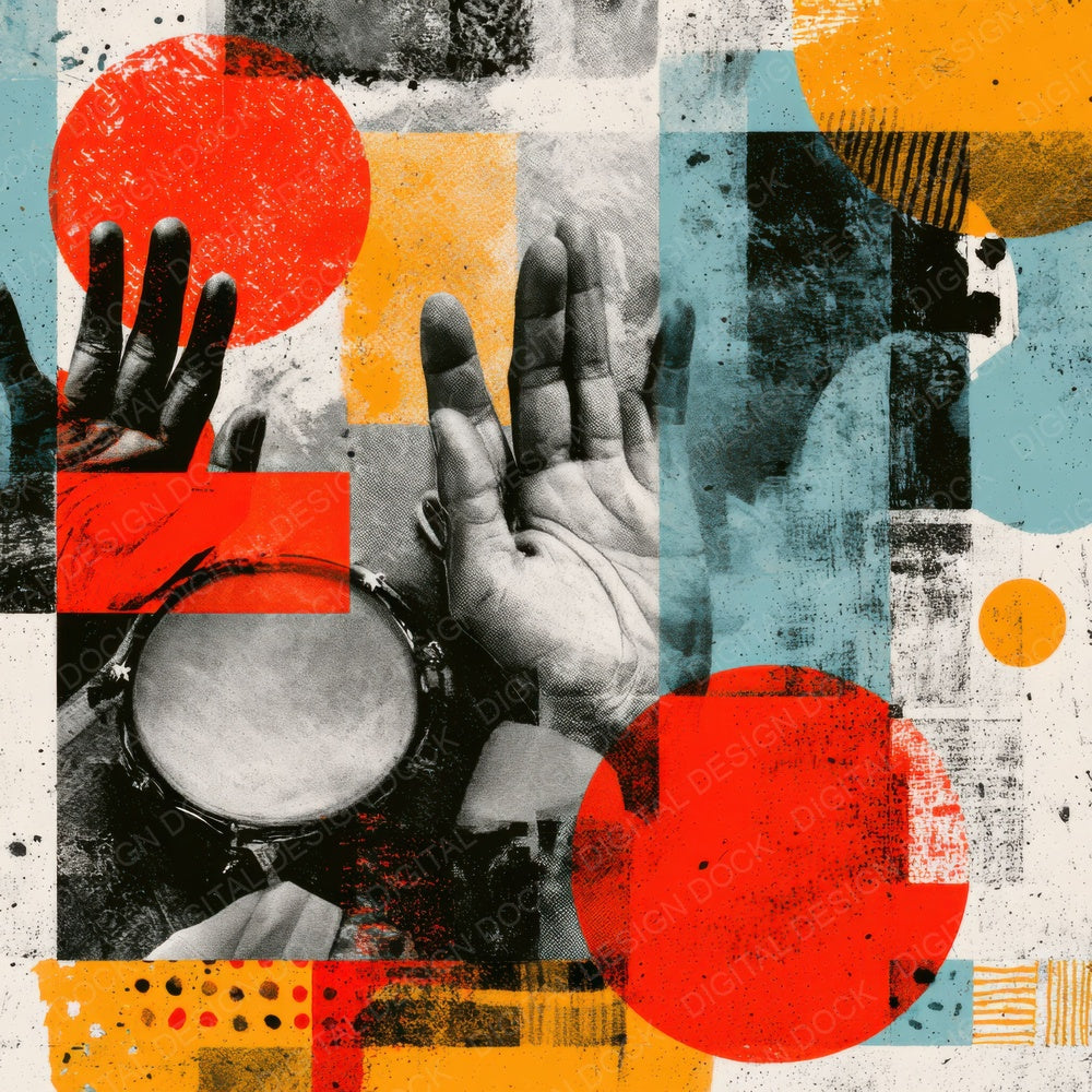 Playful Music Moodboard Digital Paper Pack (DDD003026)