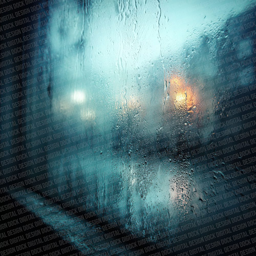 Rain Window Blur Digital Paper Pack (DDD003128)